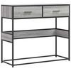 vidaXL Konsolipöytä harmaa Sonoma 90x35x80 cm tekninen puu