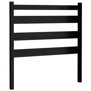 vidaXL S&auml;ngynp&auml;&auml;ty musta 106x4x100 cm t&auml;ysi m&auml;nty