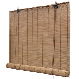 vidaXL Rullaverho bambu 150x160 cm ruskea