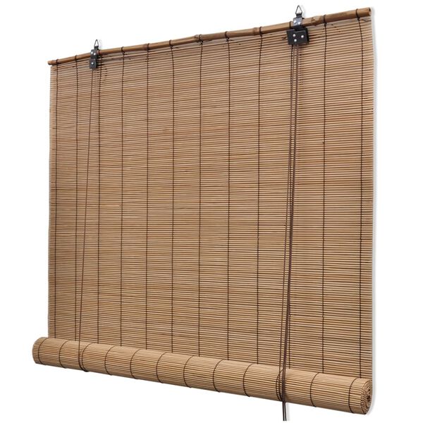 vidaXL Rullaverho bambu 150x160 cm ruskea