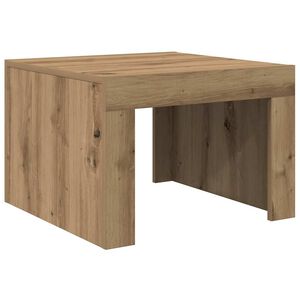 vidaXL Sohvap&ouml;yt&auml; Artisan tammi 50 x 50 x 35 cm Tekninen puu