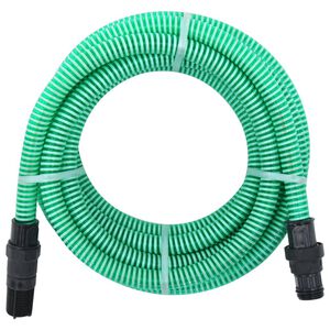 vidaXL Imuletku PVC-liittimill&auml; vihre&auml; 1" 7 m PVC
