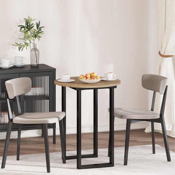 vidaXL P&ouml;yt&auml;levy artesaani tammi 60 x 60 x 1,5 cm Tekninen puu