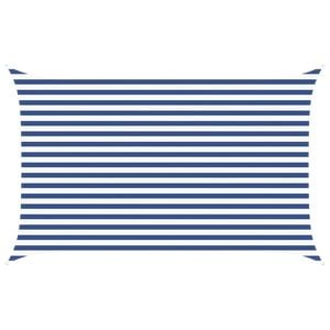 vidaXL Aurinkosuojapurje Sininen ja valkoinen 4 x 2,5 m