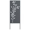 vidaXL Puutarhan yksityisyyden verho Antrasiitti 50 x 140 cm