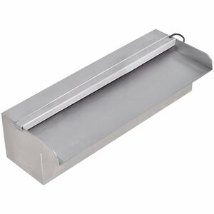 Suorakaide Uima-altaan Suihkul&auml;hde LED:ll&auml; Ruostumaton Ter&auml;s 30 cm