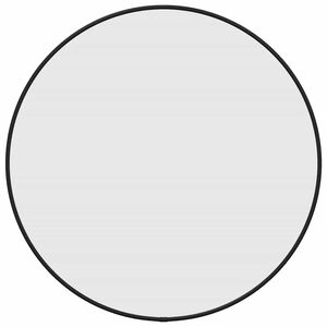 vidaXL Seinäpeili musta Ø 50 cm pyöreä