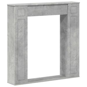 vidaXL Takan kehys Betoninharmaa 100 x 20 x 100 cm Tekninen puu