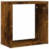 vidaXL Wall Cube Hyllyt 4 kpl Savustettu tammi 30x15x30 cm