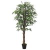 vidaXL Tekokasvi vaahtera 504 lehte&auml; 150 cm vihre&auml;