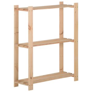 vidaXL 3-kerroksinen varastohylly 60x28,5x90 cm t&auml;ysi m&auml;nty
