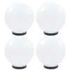 vidaXL LED-pallovalaisimet 4 kpl 25 cm akryyli