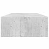 vidaXL Seinälaatikkohyllyt 2 kpl betoninharmaa 60x23,5x10 cm MDF
