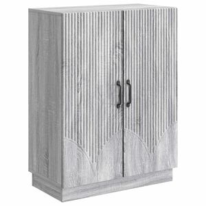 vidaXL Sivup&ouml;yt&auml; Harmaa sonoma 66 x 34,5 x 87 cm Tekninen puu