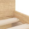 vidaXL S&auml;ngynrunko laatikoilla Sonoma-tammi 75x190 cm Small Single