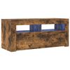 vidaXL TV-taso LED-valoilla savutammi 90x35x40 cm