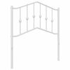 vidaXL Metallinen vaihtop&auml;&auml;ty valkoinen 80 cm