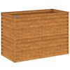 vidaXL Korotettu puutarhalaatikko 100x50x69 cm Corten-ter&auml;s