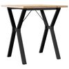 vidaXL Ruokap&ouml;yt&auml; Y-runko 70x70x75,5 cm t&auml;ysi m&auml;nty ja ter&auml;st&auml;