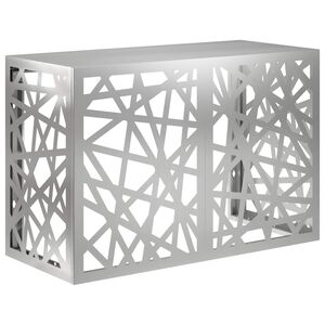 vidaXL Ilmastointilaitteen suoja Hopea 90 x 40 x 60 cm