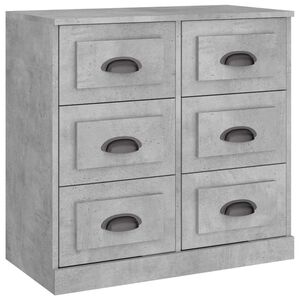 vidaXL Senkki betoninharmaa 70x35,5x67,5 cm tekninen puu