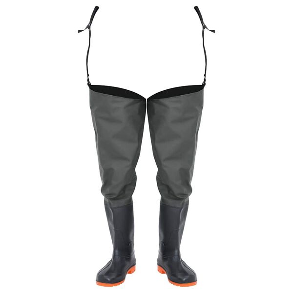 vidaXL Kahluusaappaat tummanvihre&auml; koko 46