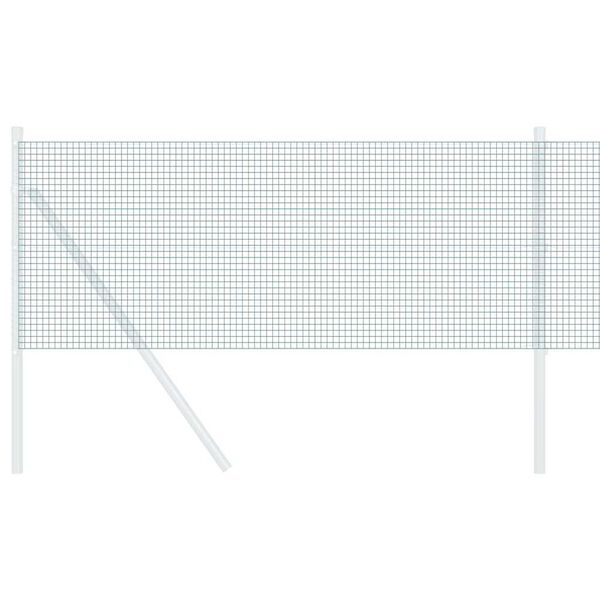 vidaXL Hitsattu lankaa Vihreä 0.4 x 100 m Teräs