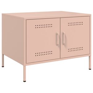 vidaXL Sohvap&ouml;yt&auml; pinkki 68x50x50,5 cm ter&auml;s