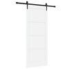 vidaXL Liukuovi ORKDAL valkoinen 83 x 202 cm T&auml;ysi m&auml;nty