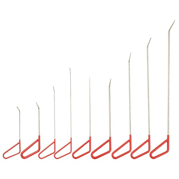 vidaXL 30-osainen Lommojen korjauskoukkusarja ruostumaton ter&auml;s