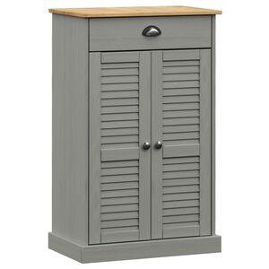 vidaXL Kenk&auml;kaappi VIGO harmaa 60x35x96 cm t&auml;ysi m&auml;nty