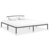 vidaXL S&auml;ngynrunko harmaa metalli 200x200 cm