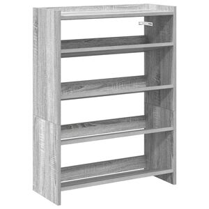 vidaXL Kenk&auml;teline harmaa Sonoma 60x25x81 cm tekninen puu