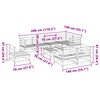 vidaXL 9-osainen Ulkosohvasarja kyll&auml;stetty m&auml;nty