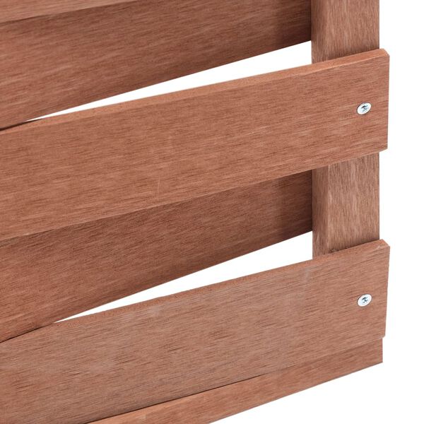 vidaXL Aitapaneeli WPC 170x180 cm ruskea