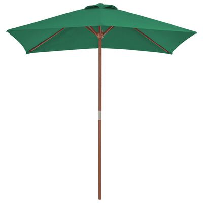 vidaXL Aurinkovarjo puurunko 150x200 cm vihreä