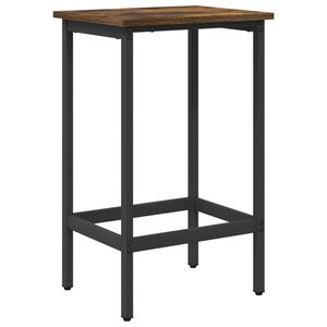 vidaXL Baarijakkara Savutammi 40 x 32 x 64 cm Tekninen puu