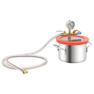 vidaXL Tyhji&ouml;kammio ruostumaton ter&auml;s 3,7 l