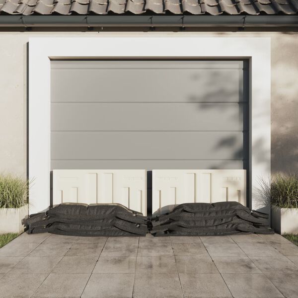 vidaXL Hiekkas&auml;kit 10 kpl tummanvihre&auml; 103x25 cm HDPE