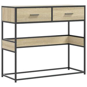 vidaXL Sohvap&ouml;yt&auml; sonoma-tammi 90x35x80 cm tekninen puu