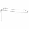vidaXL Aurinkovarjon runko Valkoinen 3 x 2,5 m Alumiini