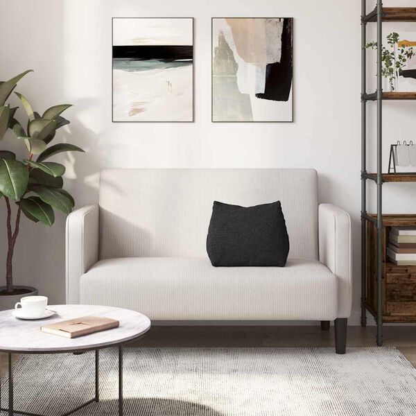 vidaXL Selkätyyny Musta 45 x 20 x 35 cm kangas