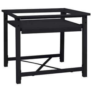 vidaXL Pesukoneen jalusta Musta 60 x 56 x 52 cm Ter&auml;s