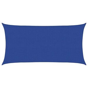 vidaXL Aurinkopurje 160 g/m&sup2; suorakaide sininen 2,5x5 m HDPE