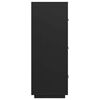 vidaXL Kaappi musta 67x40x108,5 cm t&auml;ysi m&auml;nty