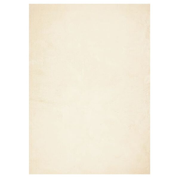 vidaXL Matto HUARTE lyhytnukkainen ja pest&auml;v&auml; kerma 240x340 cm