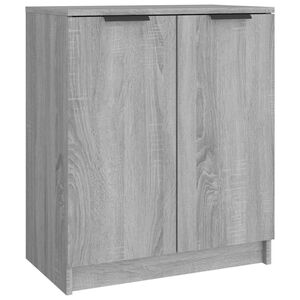 vidaXL Kenk&auml;teline harmaa Sonoma 59x35x70 cm tekninen puu