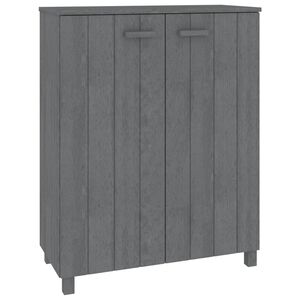 vidaXL Kenk&auml;kaappi HAMAR tummanharmaa 85x40x108 cm t&auml;ysi m&auml;nty