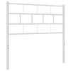 vidaXL Metallinen vaihtop&auml;&auml;ty valkoinen 90 cm