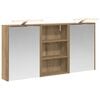 vidaXL Kylpyhuoneen kaappisetti 3 pcs 126 x 16 x 62.5 cm Tekninen puu
